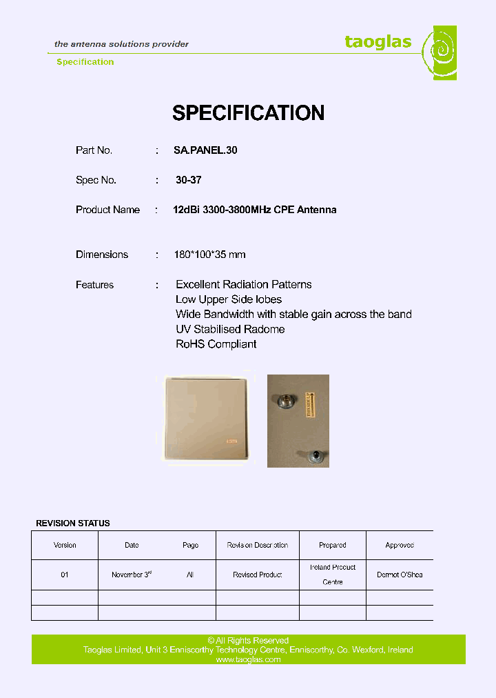 SAPANEL30_8042444.PDF Datasheet