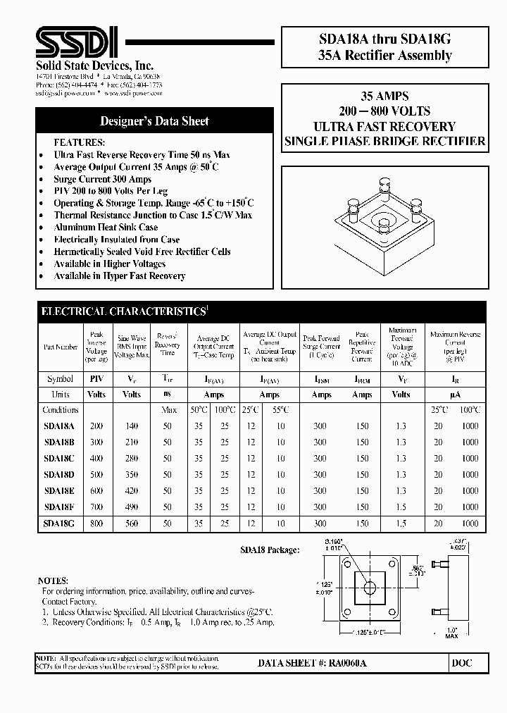 SDA18D_8043604.PDF Datasheet