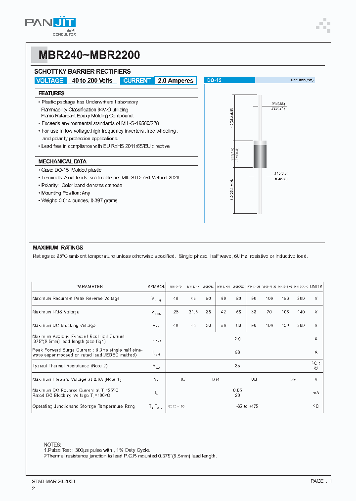 MBR245_8045232.PDF Datasheet