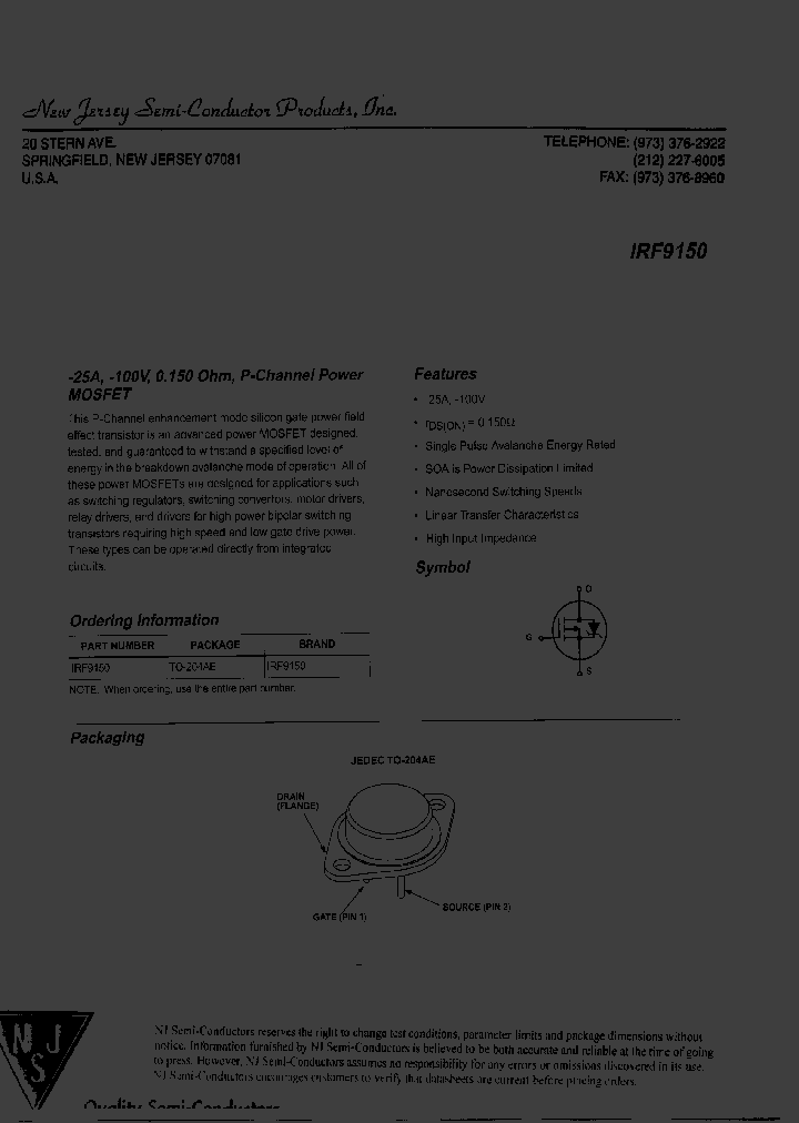 IRF9150_8045920.PDF Datasheet