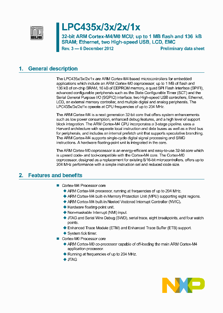 LPC4357FET256_8044701.PDF Datasheet