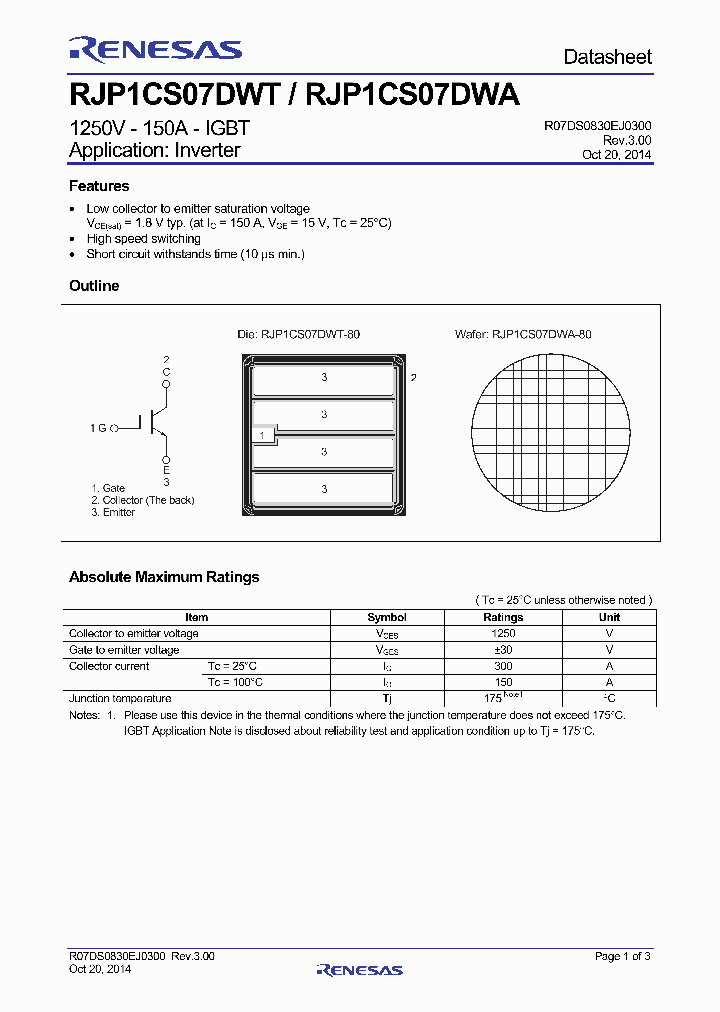 RJP1CS07DWT-15_8049835.PDF Datasheet