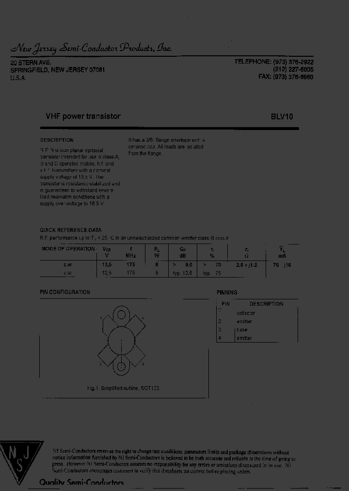 BLV10_8049837.PDF Datasheet