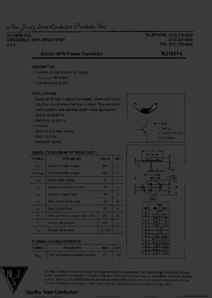 MJ16014_8050918.PDF Datasheet