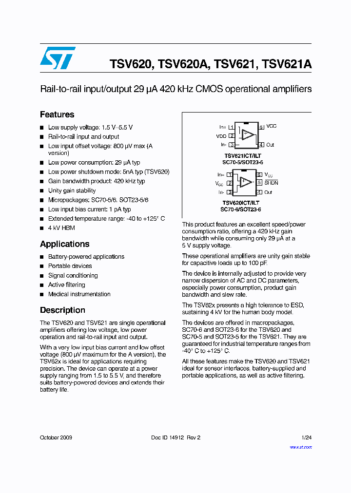 TSV621AICT_8051086.PDF Datasheet