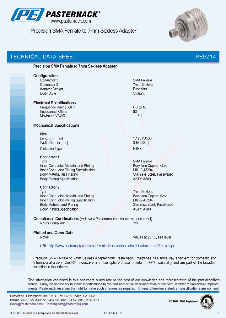 PE9214_8053601.PDF Datasheet