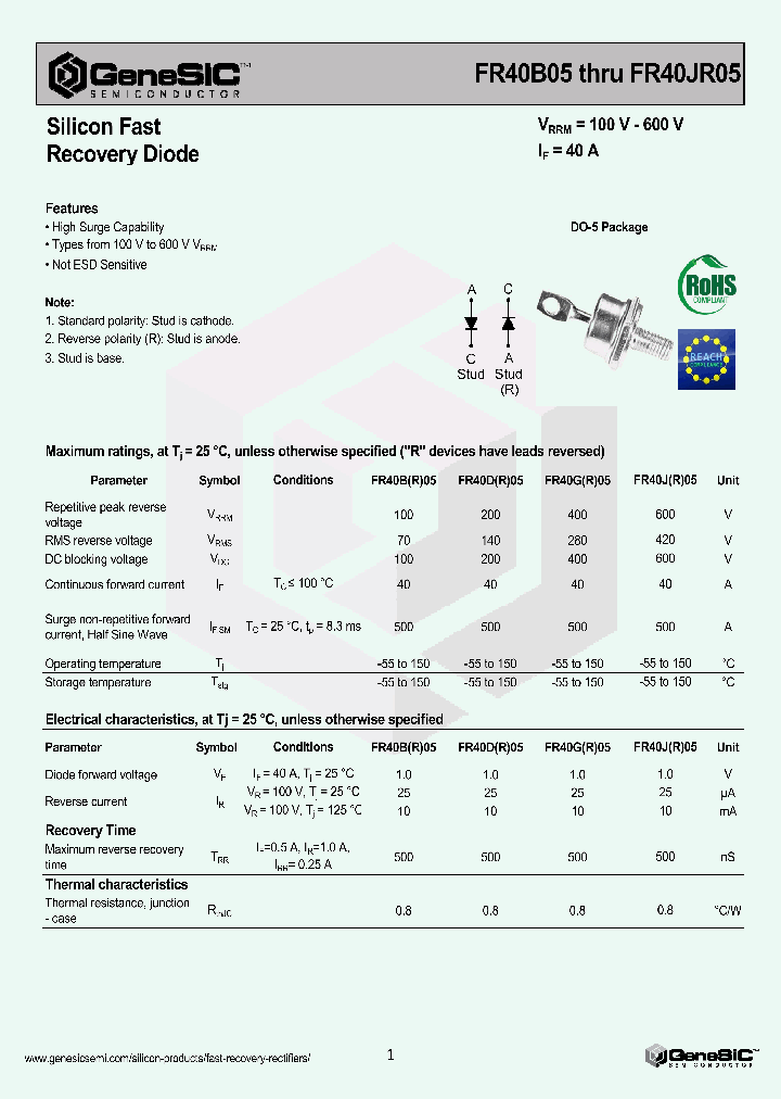 FR40J05_8054697.PDF Datasheet