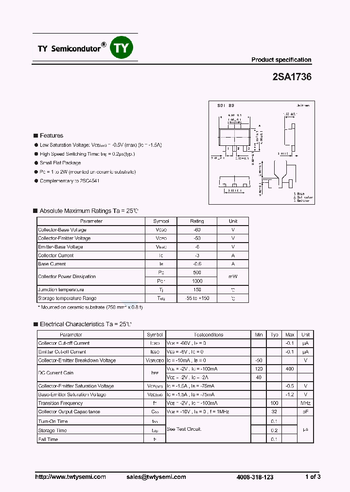 2SA1736_8056225.PDF Datasheet