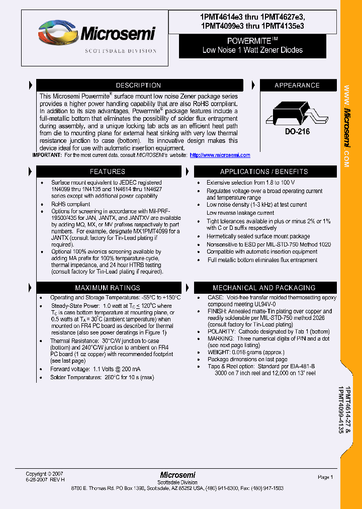 1PMT4101DE3_8057160.PDF Datasheet