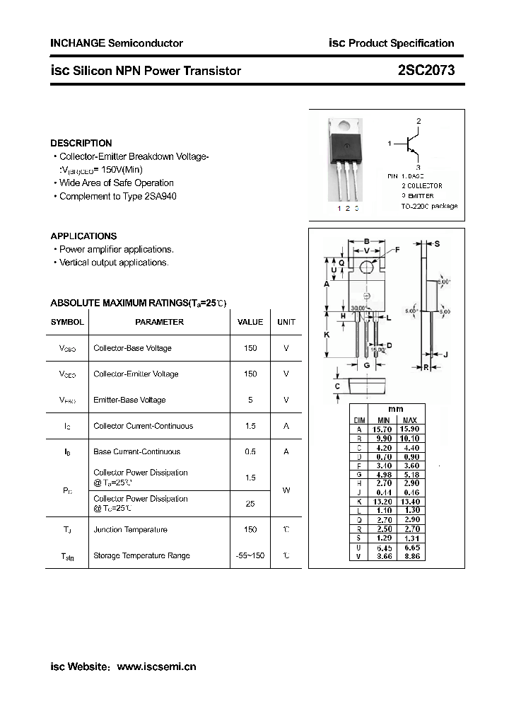 2SC2073_8057531.PDF Datasheet