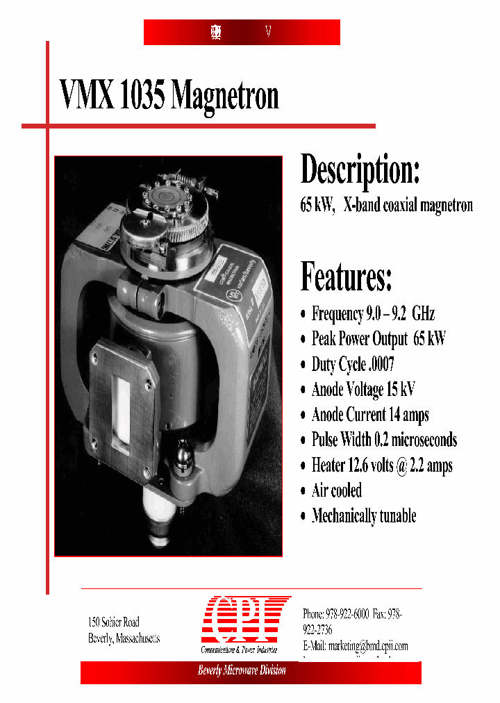 VMX1035_8060039.PDF Datasheet