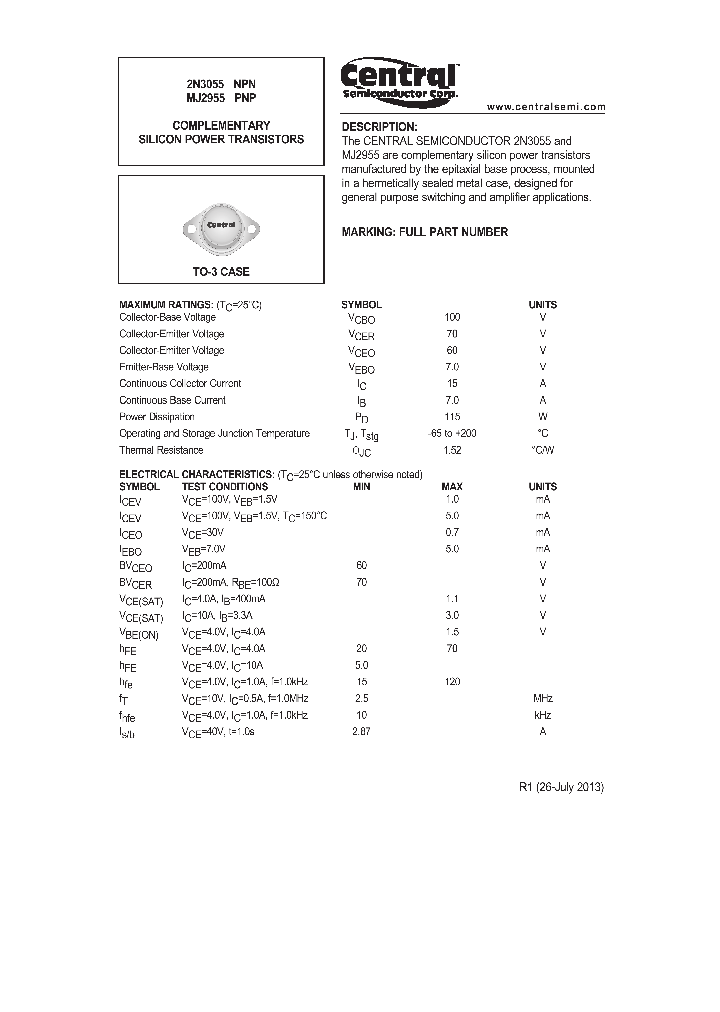 2N3055_8060380.PDF Datasheet