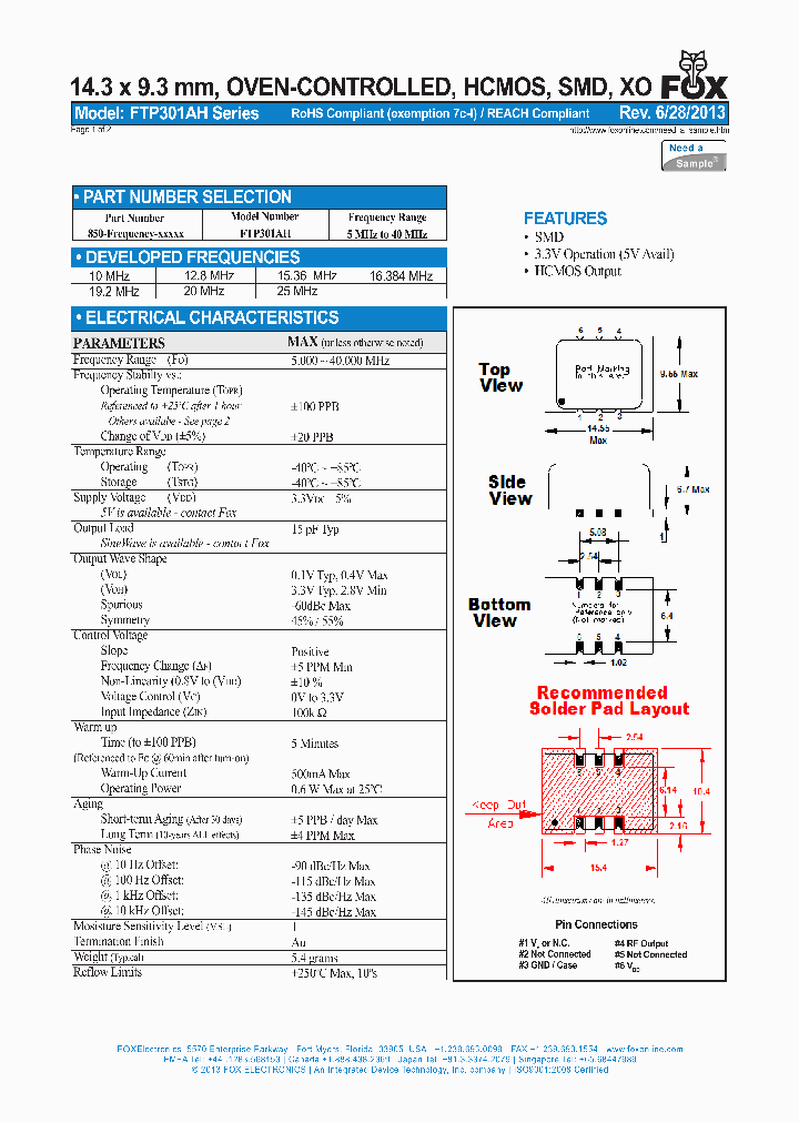 FTP301AH_8064236.PDF Datasheet