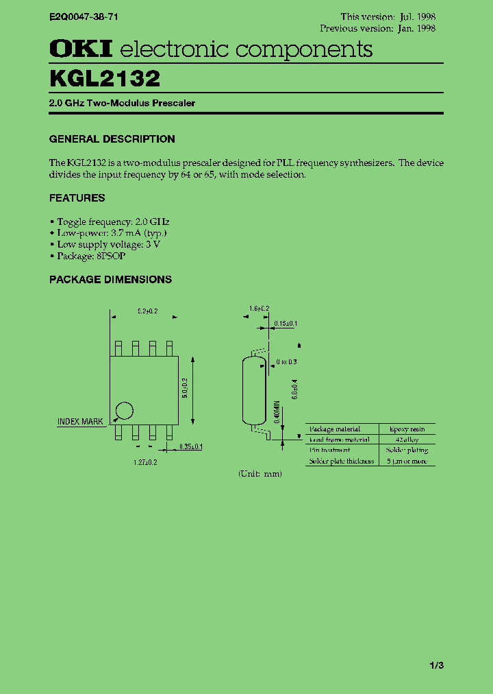 KGL2132_8064666.PDF Datasheet