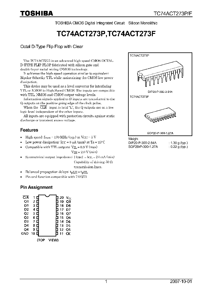 TC74ACT273P_8068045.PDF Datasheet
