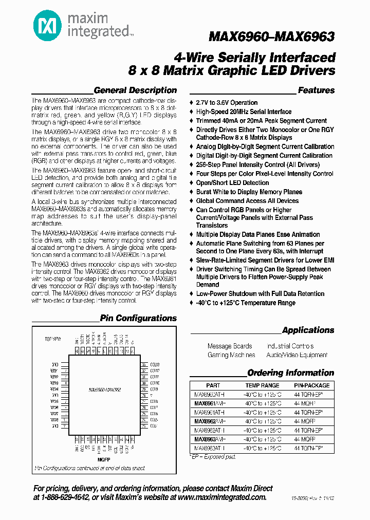 MAX6961_8067256.PDF Datasheet