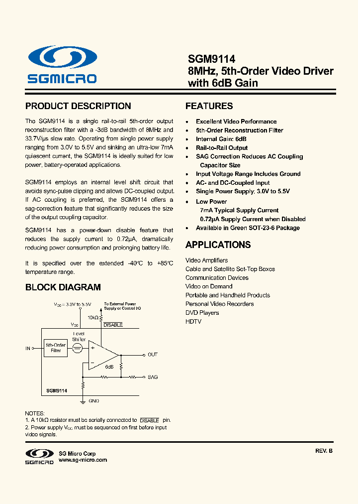 SGM9114_8069163.PDF Datasheet