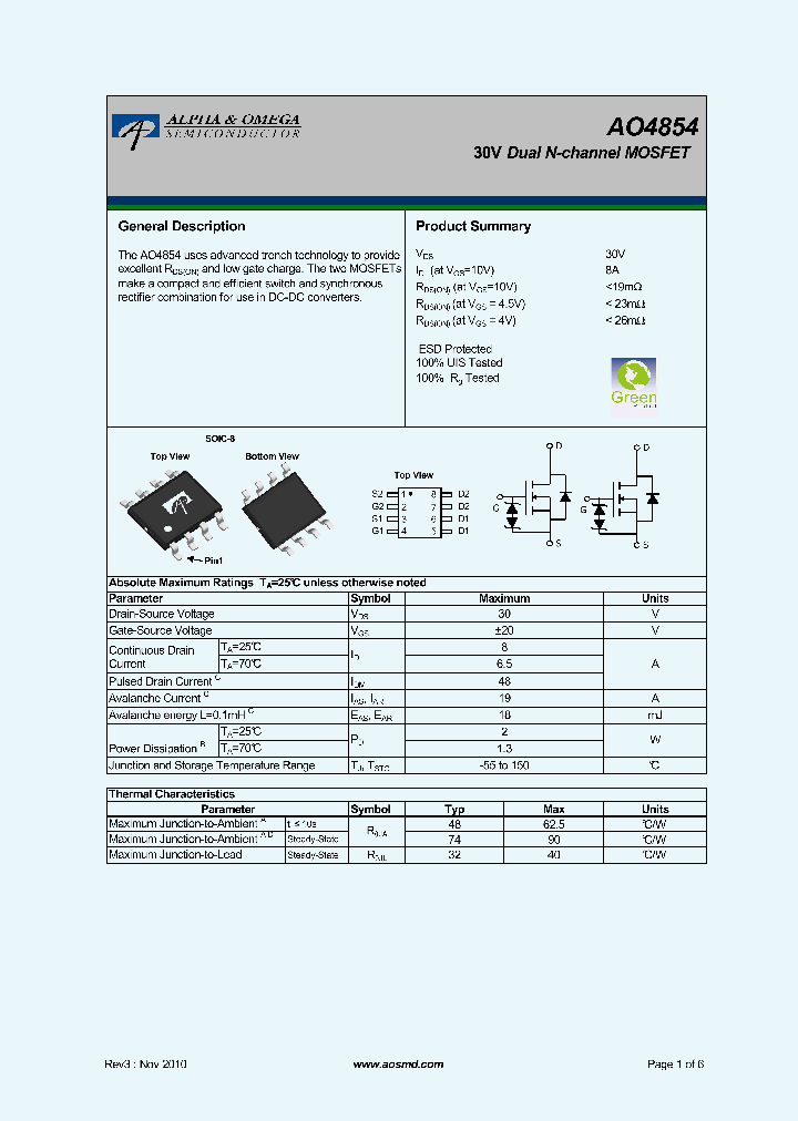 AO4854_8069382.PDF Datasheet