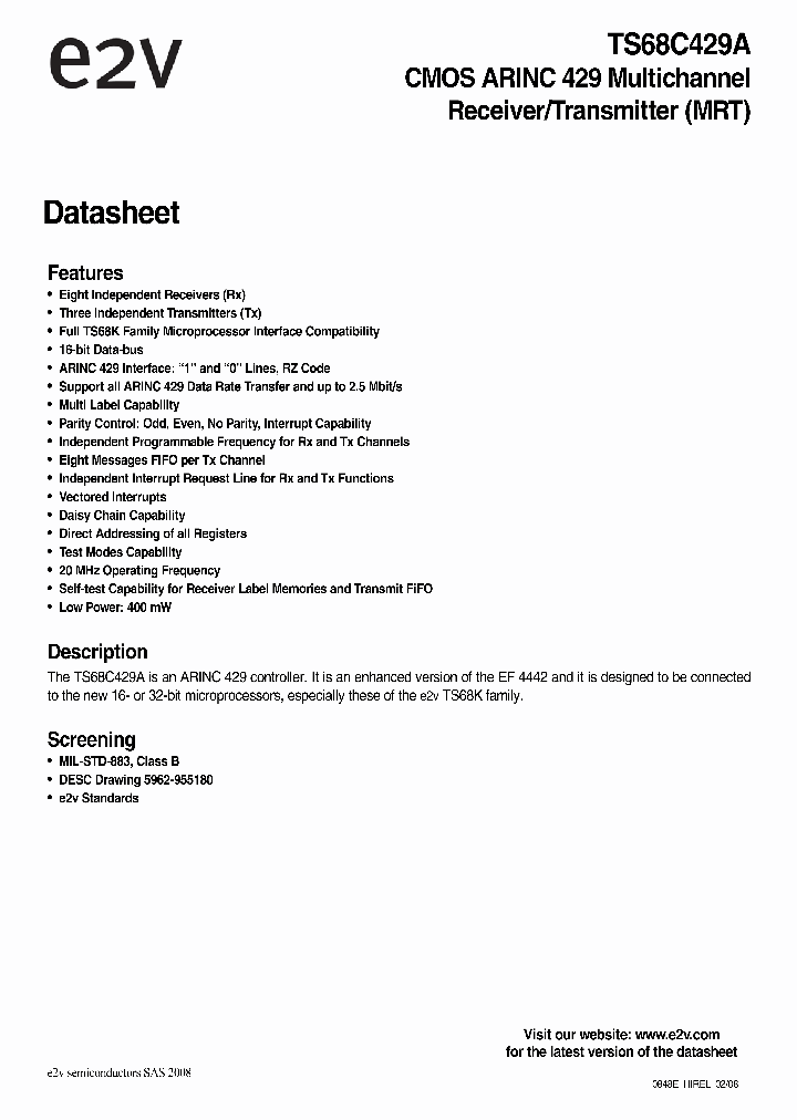 TS68C429AMRBCA_8072617.PDF Datasheet