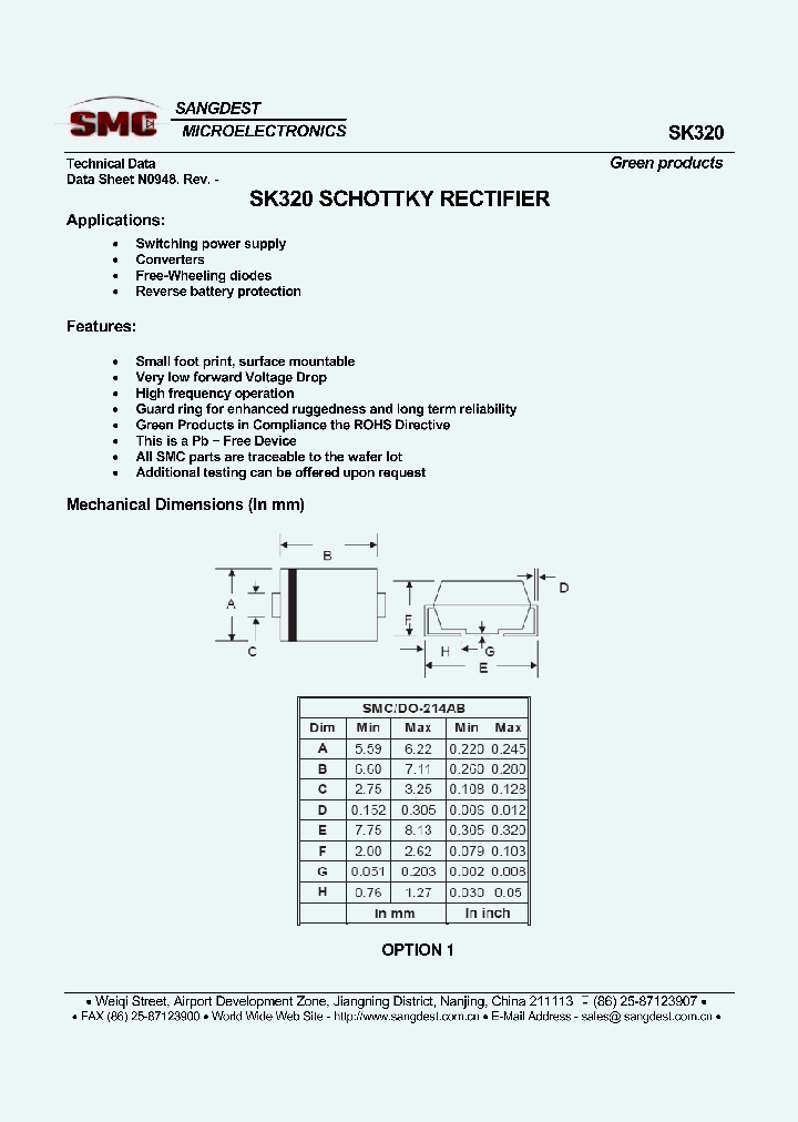 SK320_8073568.PDF Datasheet