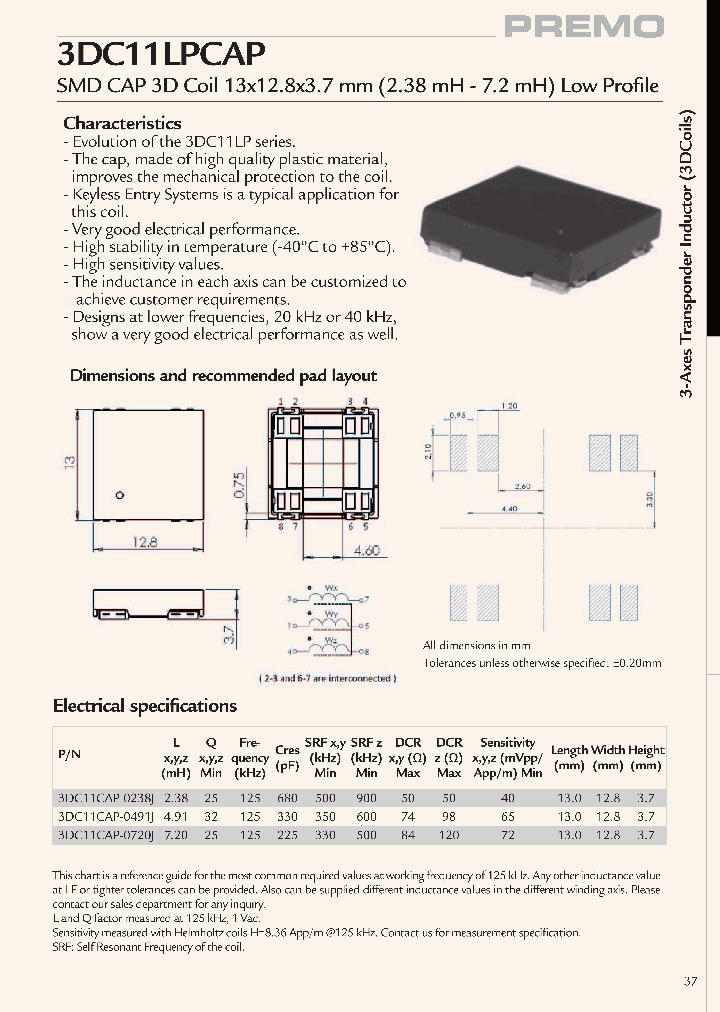 3DC11LPCAP_8075622.PDF Datasheet