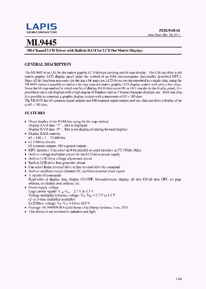 ML9445_8076927.PDF Datasheet