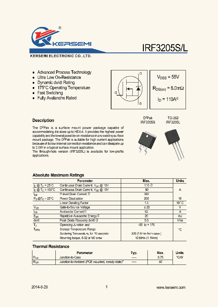 IRF3205S_8078861.PDF Datasheet