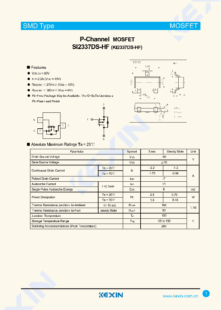 SI2337DS-HF_8081495.PDF Datasheet