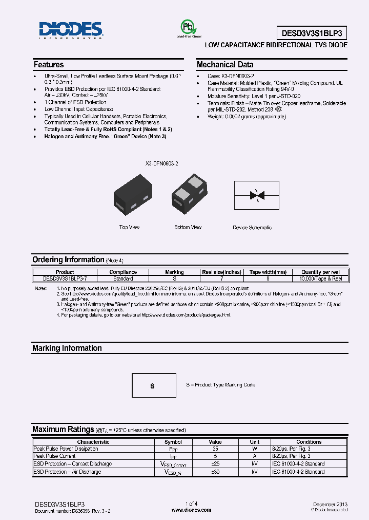 DESD3V3S1BLP3_8081993.PDF Datasheet