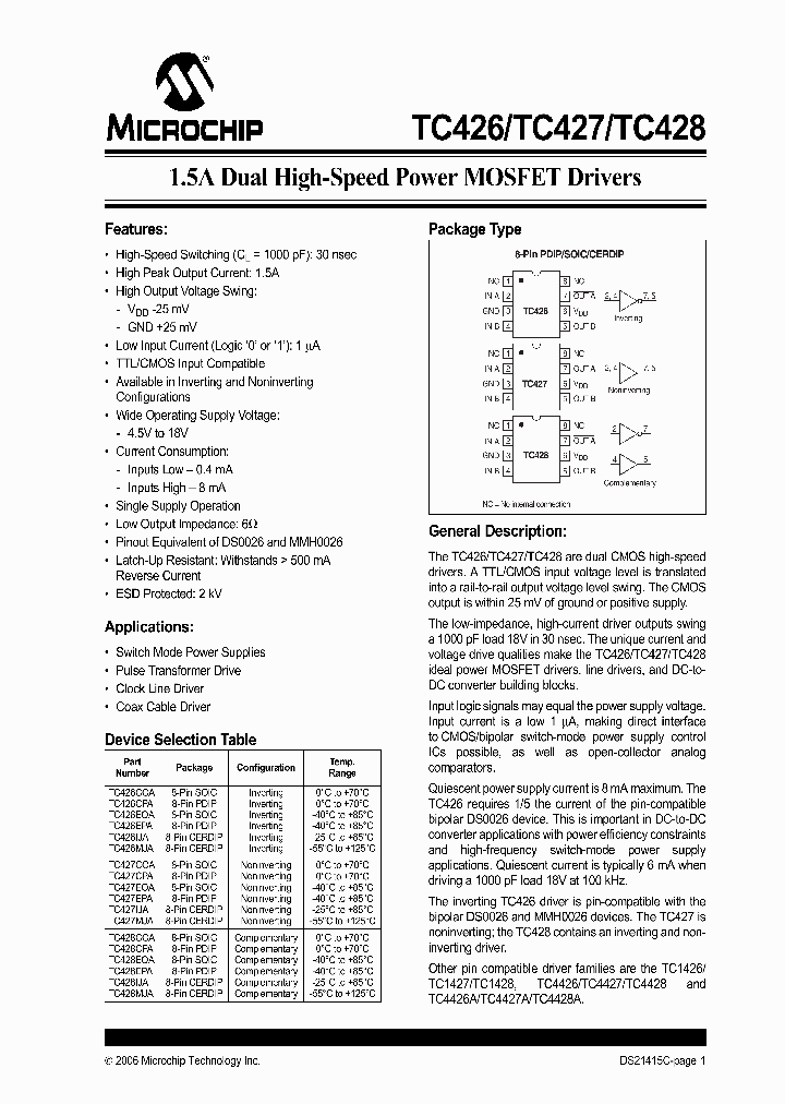 TC426COA713_8082485.PDF Datasheet