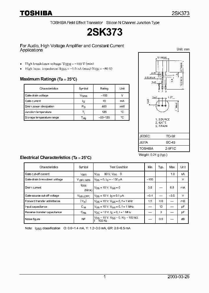 2SK373_8083370.PDF Datasheet