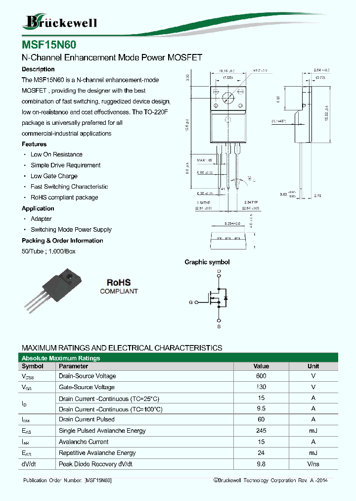 MSF15N60_8083873.PDF Datasheet