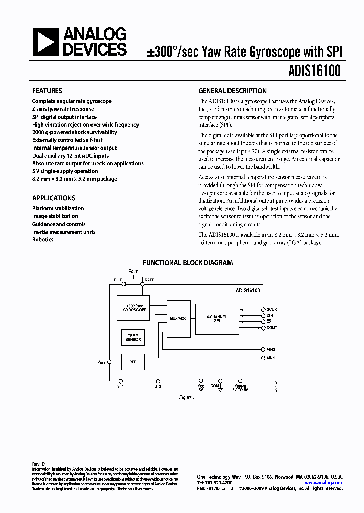 ADIS16100-15_8084149.PDF Datasheet
