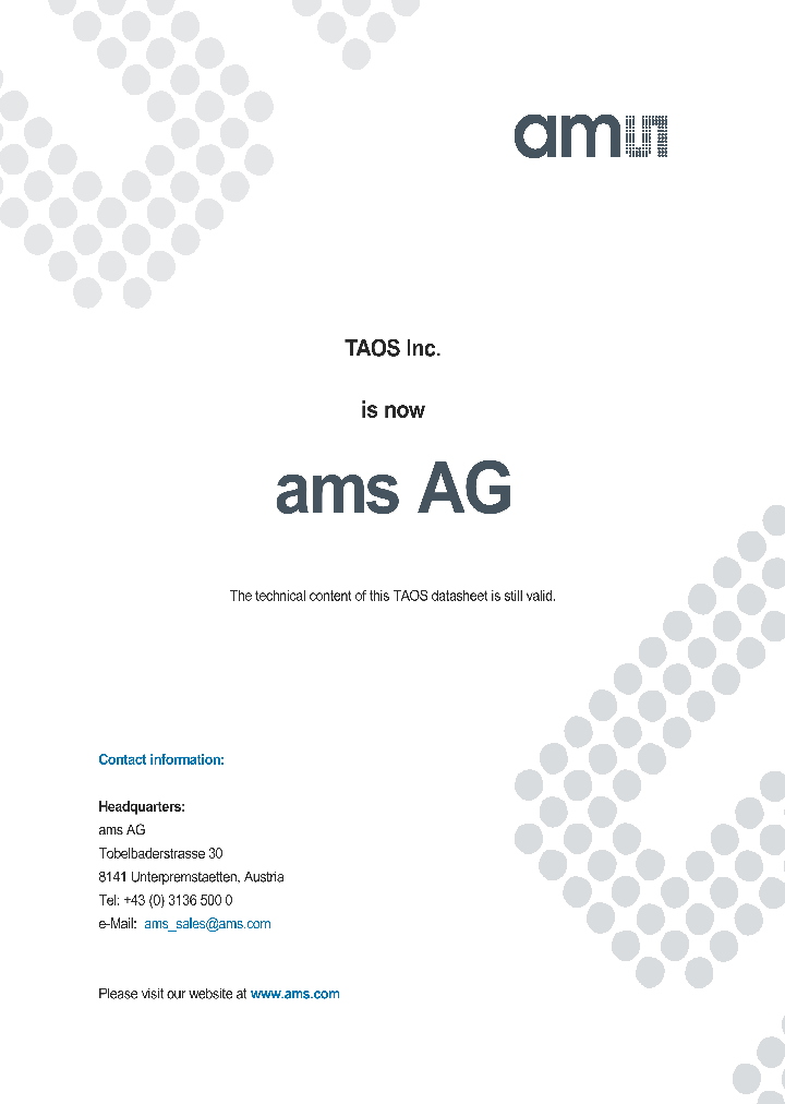 TSL257T_8086110.PDF Datasheet