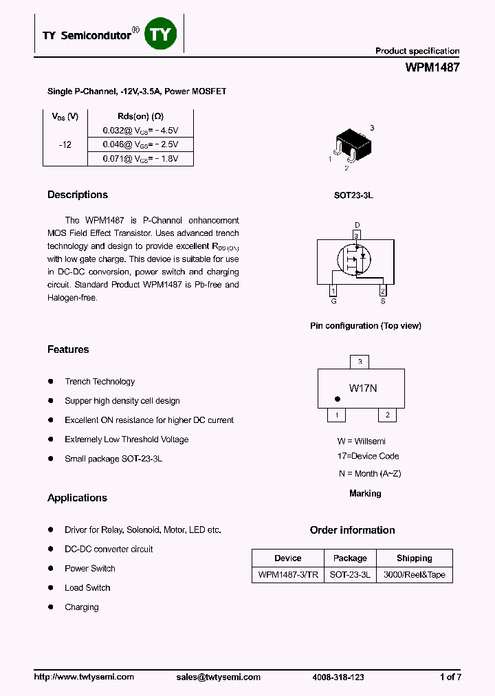 WPM1487_8087836.PDF Datasheet