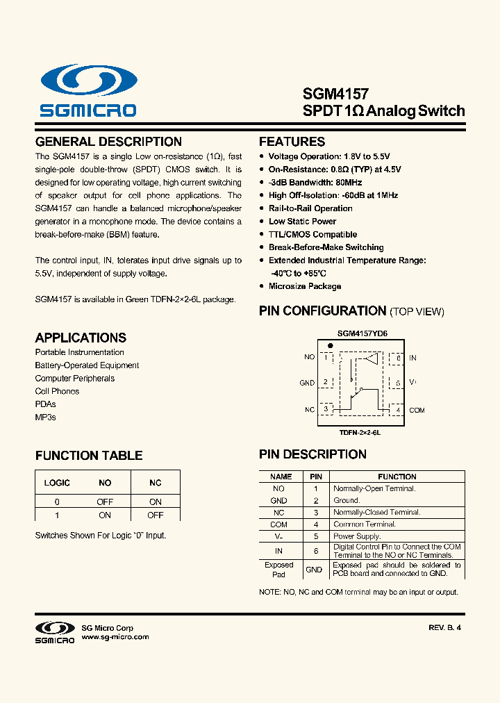 SGM4157-15_8089621.PDF Datasheet