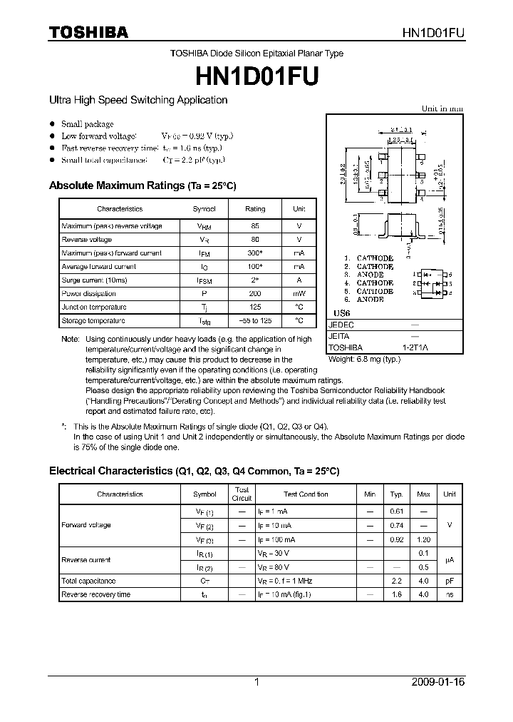 HN1D01FU_8089427.PDF Datasheet