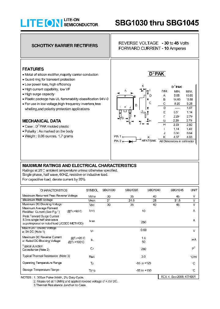 SBG1045_8089821.PDF Datasheet