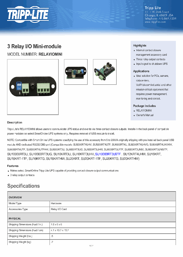 RELAYIOMINI_8089921.PDF Datasheet