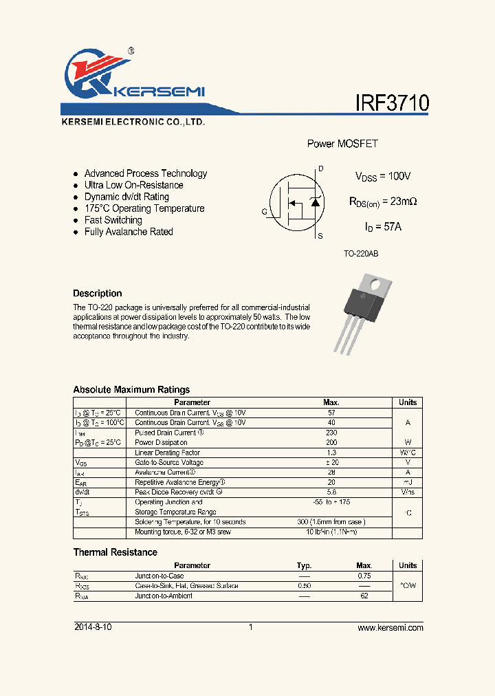 IRF3710_8092047.PDF Datasheet
