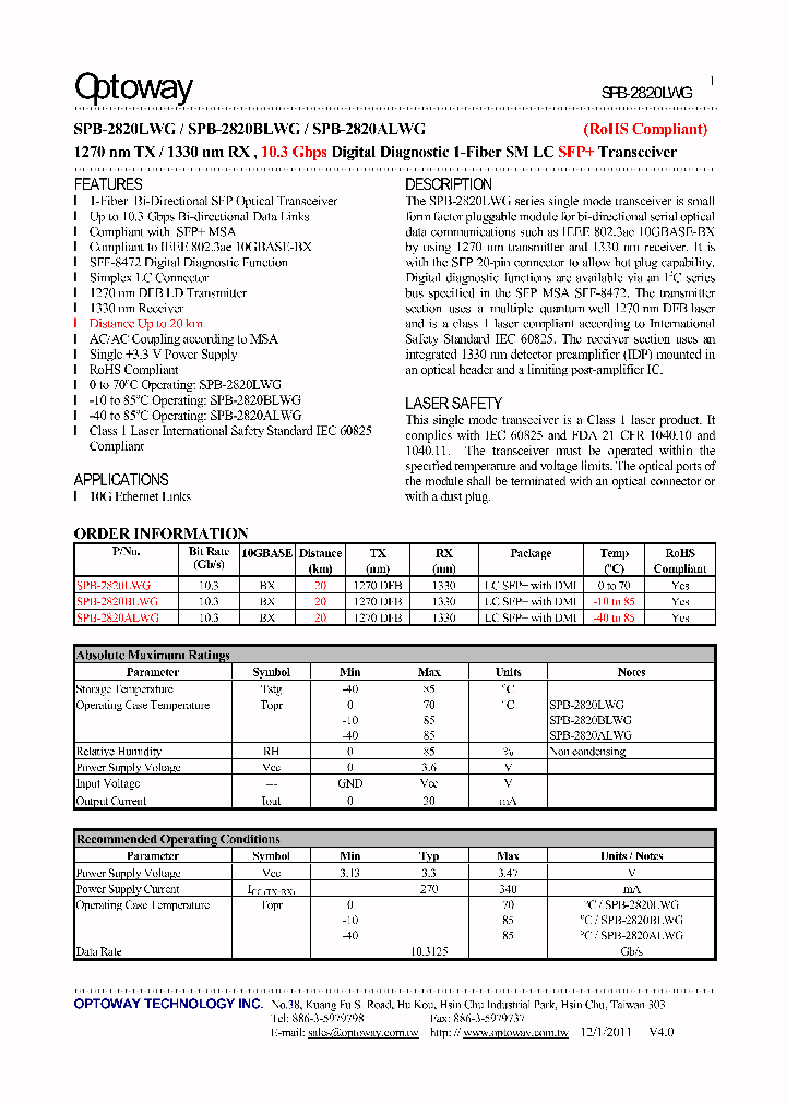 SPB-2820LWG_8092431.PDF Datasheet