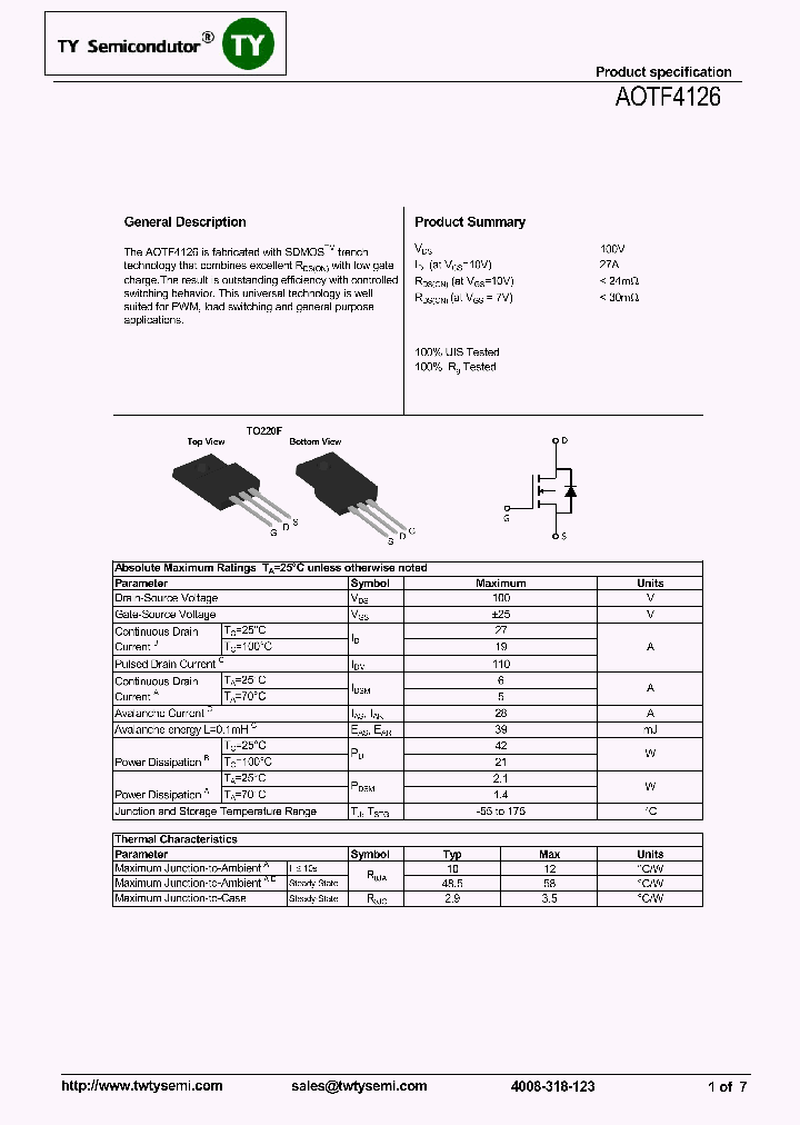 AOTF4126_8094770.PDF Datasheet