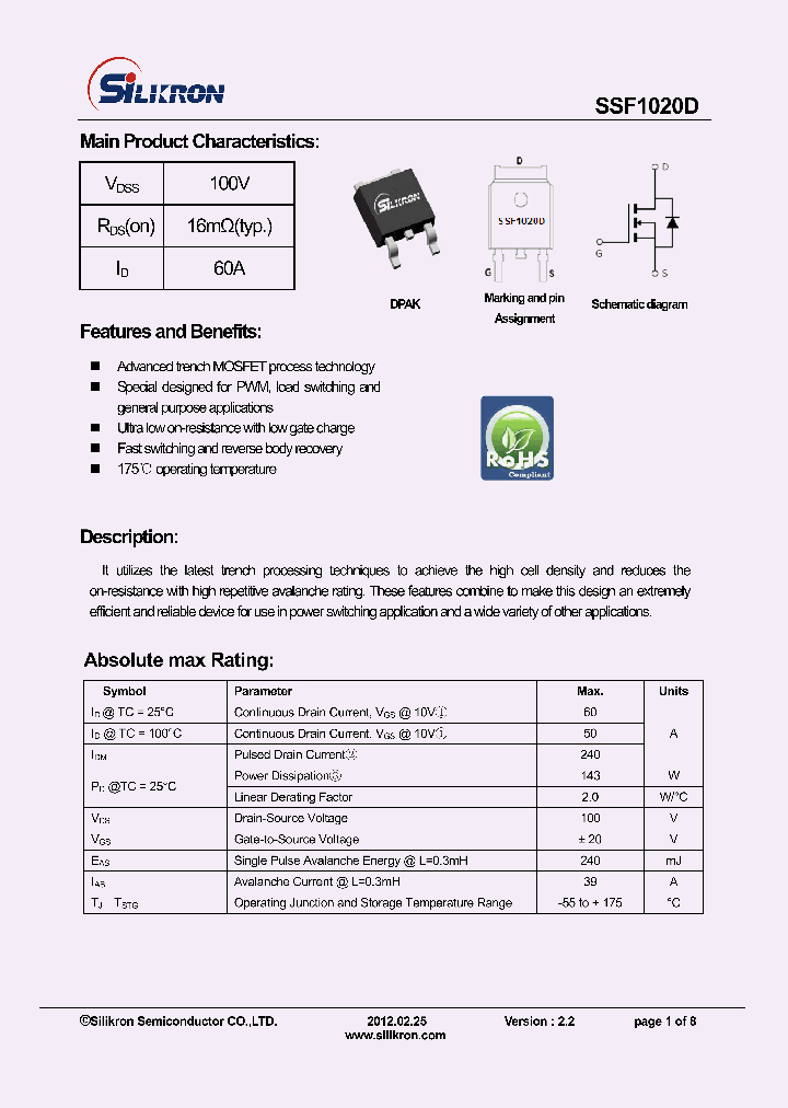 SSF1020D_8095558.PDF Datasheet