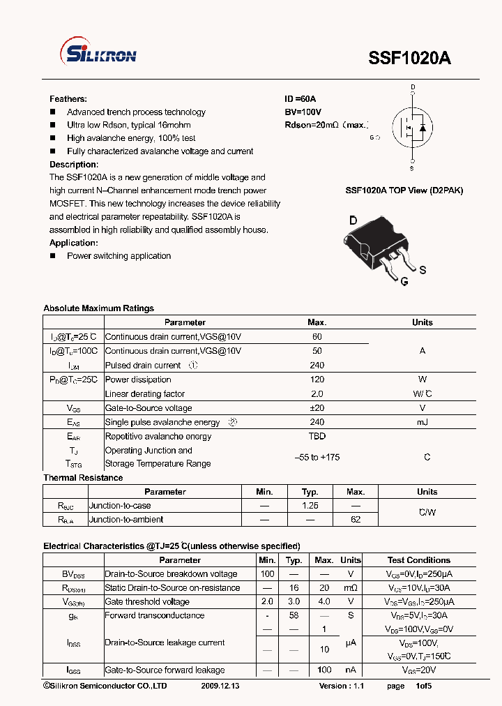 SSF1020A_8095557.PDF Datasheet