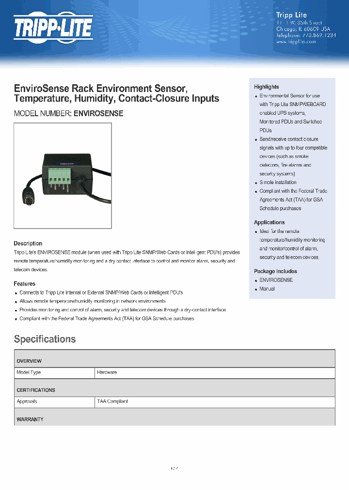 ENVIROSENSE_8096390.PDF Datasheet