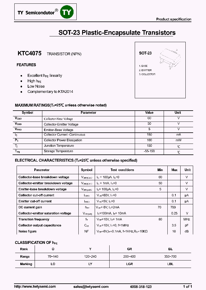 KTC4075_8096957.PDF Datasheet