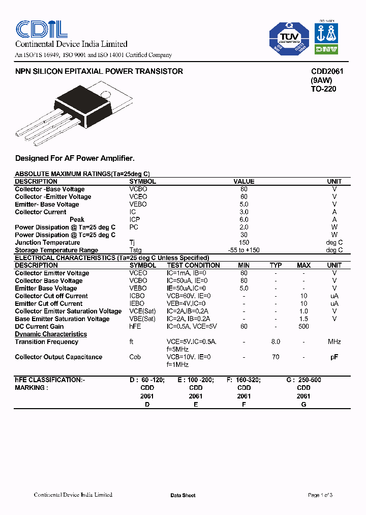 CDD2061_8098183.PDF Datasheet