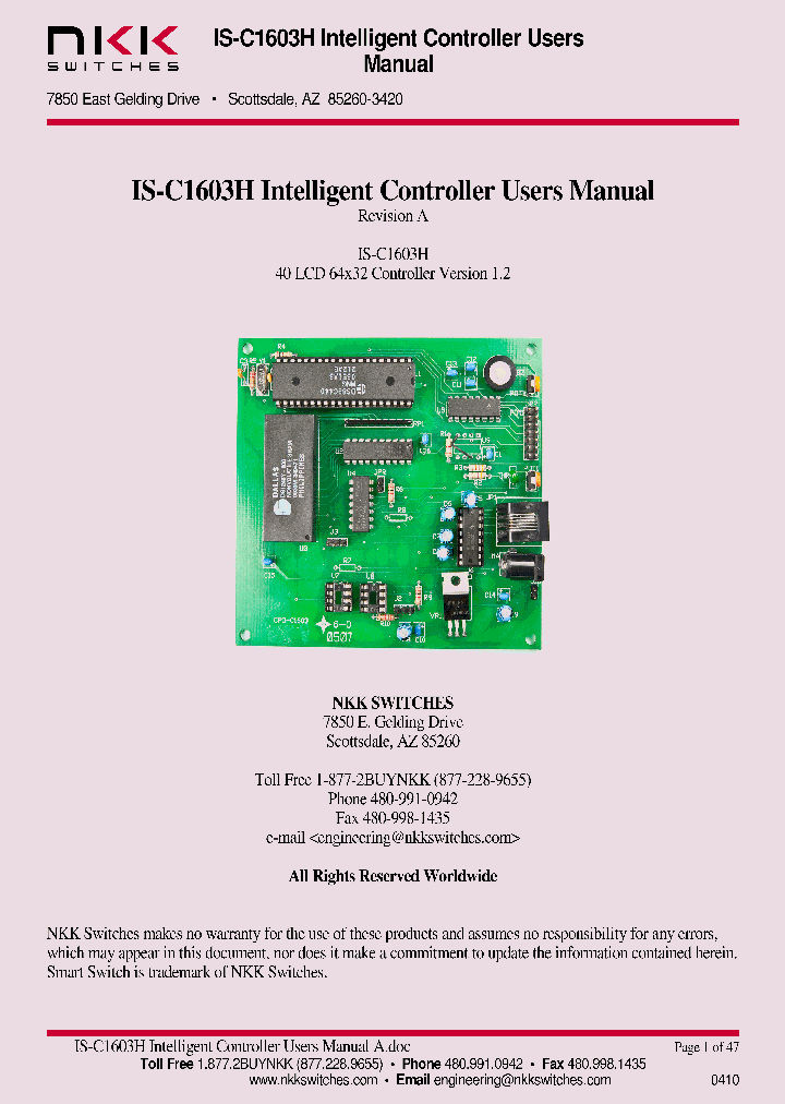 IS-C1603H_8098233.PDF Datasheet