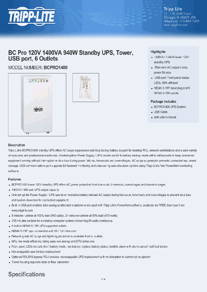BCPRO1400-15_8101358.PDF Datasheet