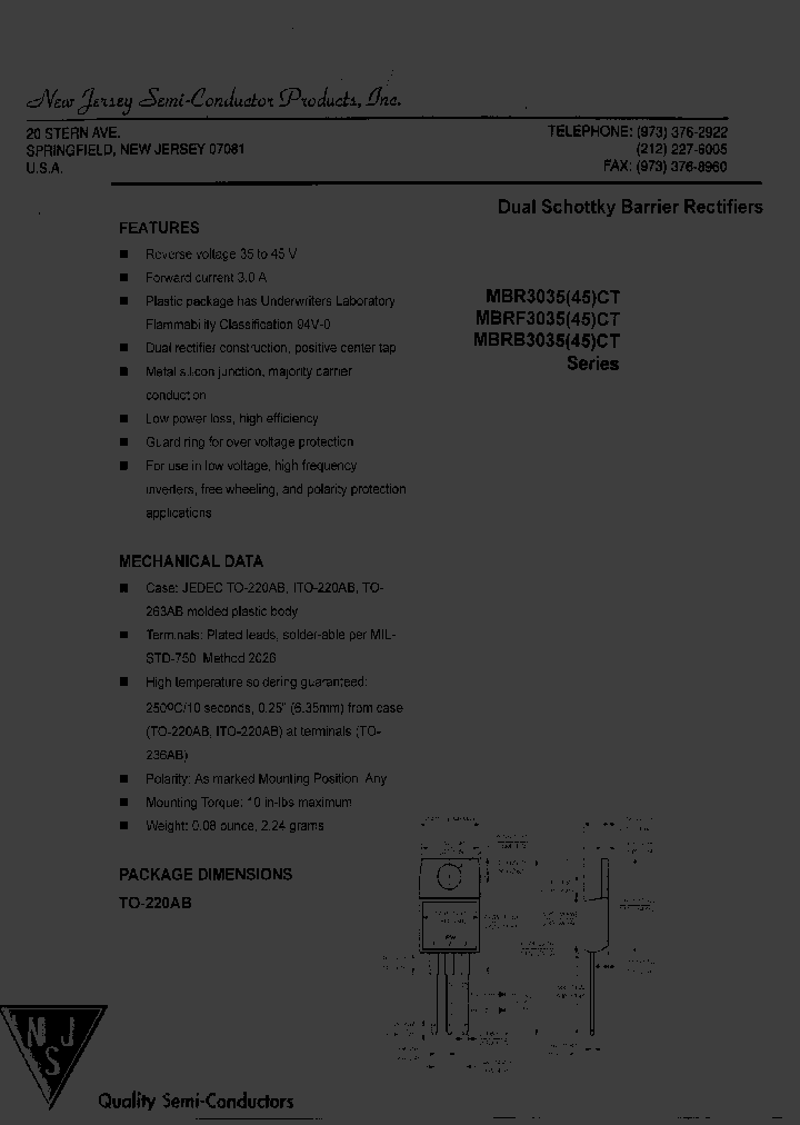 MBRF3045CT_8102190.PDF Datasheet